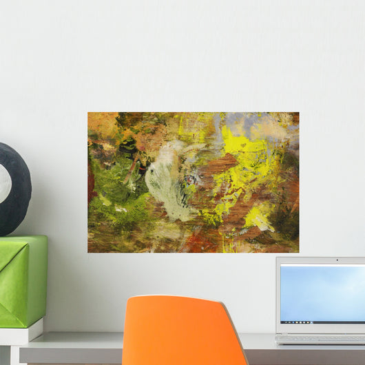 Abstract Oil Painting On Canvas Wall Mural