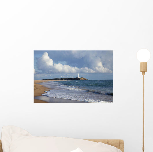 Lighthouse At Cape Trafalgar Wall Mural