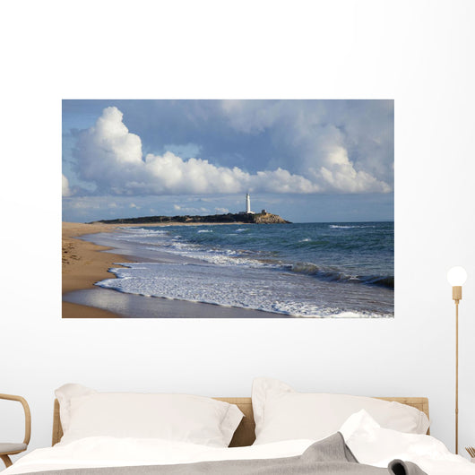 Lighthouse At Cape Trafalgar Wall Mural