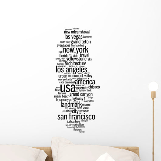 USA Wall Decal