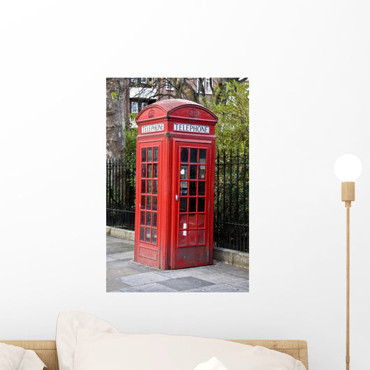phone box Wall Mural