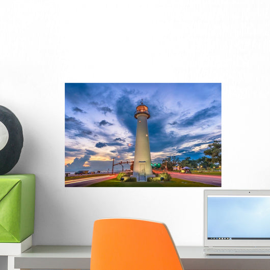 Biloxi Mississippi USA Lighthouse Wall Decal
