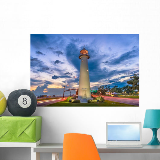 Biloxi Mississippi USA Lighthouse Wall Decal