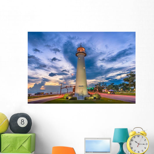 Biloxi Mississippi USA Lighthouse Wall Decal