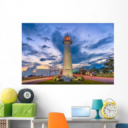 Biloxi Mississippi USA Lighthouse Wall Decal