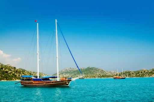 Wonderful Yachts Bay Turkey Wall Decal