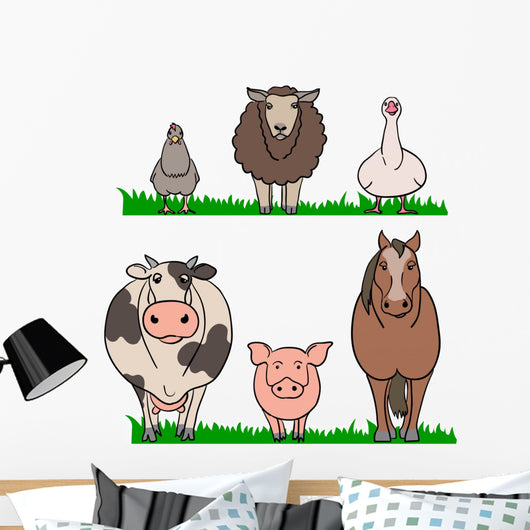 Farm Animals Wall Decal