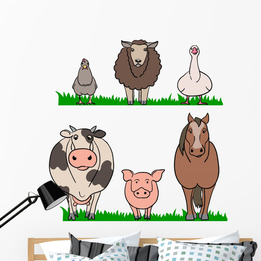 Farm Animals Wall Decal