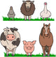 Farm Animals Wall Decal