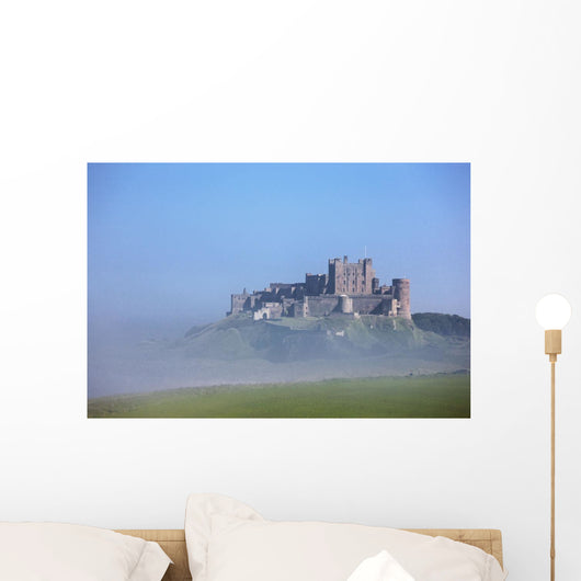 Bamburgh Castle In The Fog Wall Mural