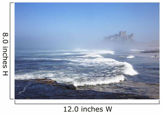Bamburgh Castle In The Fog Wall Mural