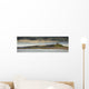 Dunstanburgh Castle On A Hill Under A Cloudy Sky Wall Mural