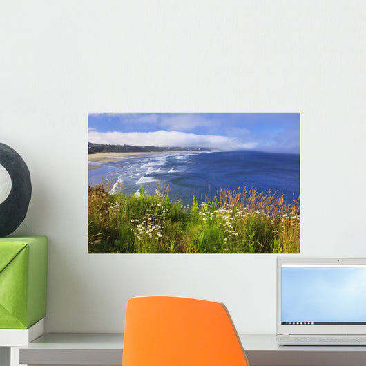 Wildflowers Along Yaquina Head Wall Mural