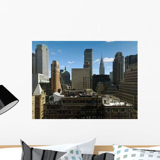 Midtown Manhattan Roofscape Wall Decal
