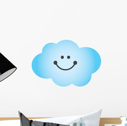 Blue Cloud Wall Decal