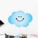 Blue Cloud Wall Decal