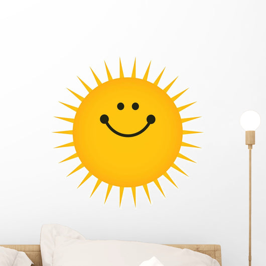 Beaming Sun Wall Decal