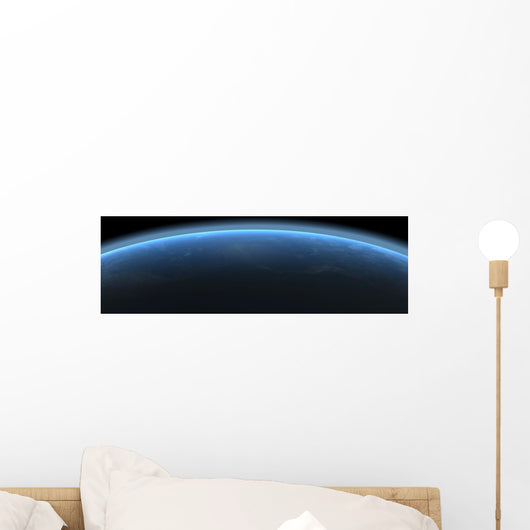 la terre : earth horizon Wall Mural