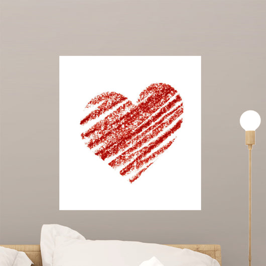 Corazon De Crayon Wall Decal