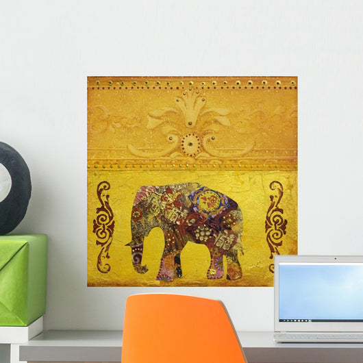 Indischer Elefant gemalt Wall Mural