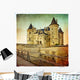 Saumur Castle - Retro Styled Picture Wall Mural