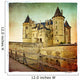 Saumur Castle - Retro Styled Picture Wall Mural