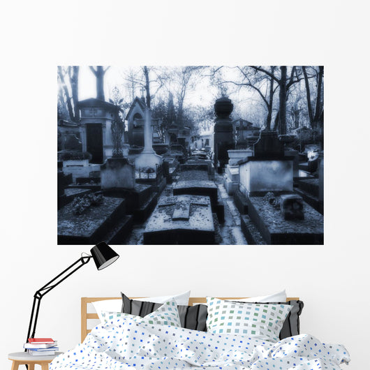 Pere-lachaise cemetery Wall Mural