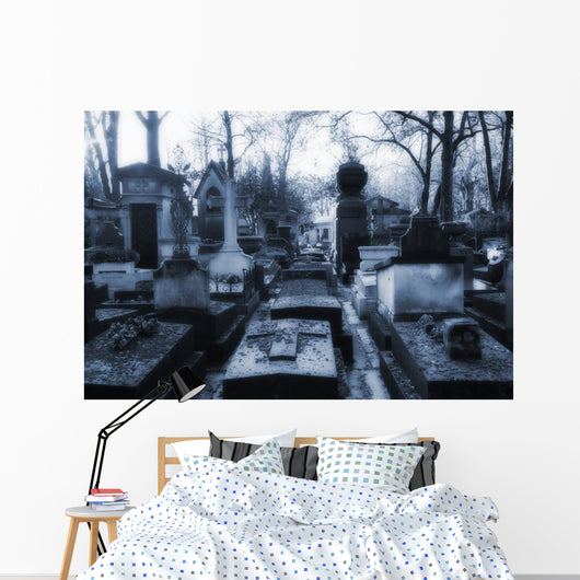 Pere-lachaise cemetery Wall Mural
