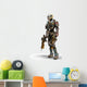 Astronaut Robot Girl Wall Decal