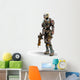 Astronaut Robot Girl Wall Decal
