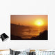 Sunset Over Yaquina Head Lighthouse Wall Mural