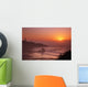 Sunset Over Yaquina Head Lighthouse Wall Mural