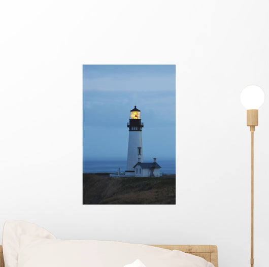 Sunrise At Yaquina Head Lighthouse Wall Mural