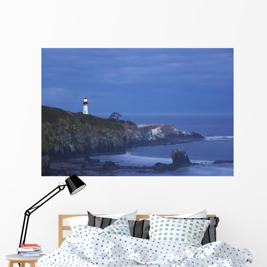 Morning Light Over Yaquina Head Lighthouse Wall Mural