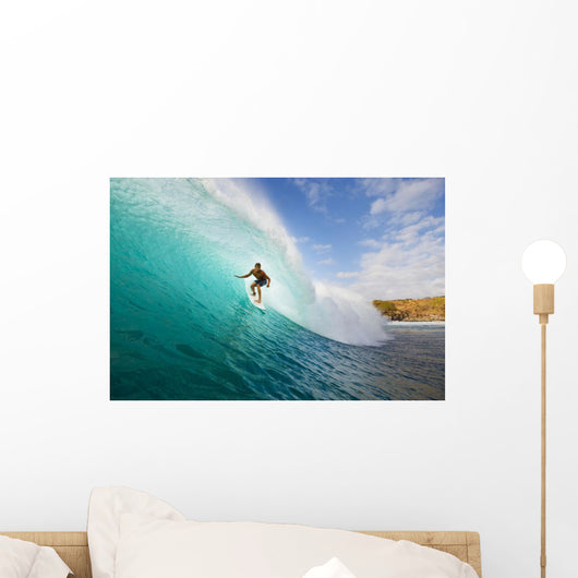 View From Water Level Into The Barrel Wall Mural