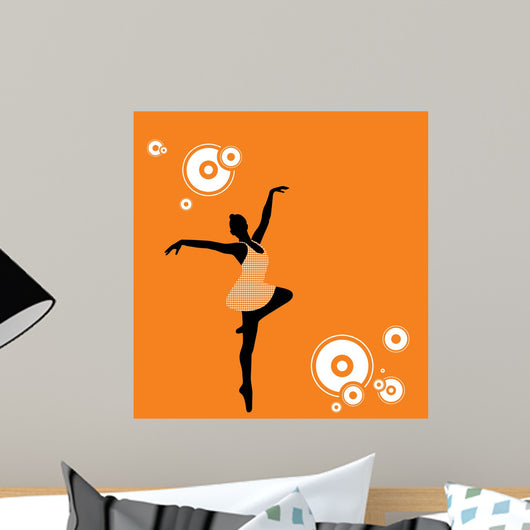 Ballet Dancer Wall Mural
