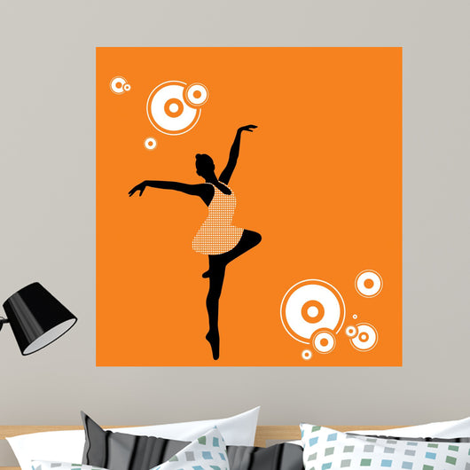 Ballet Dancer Wall Mural