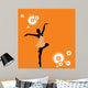Ballet Dancer Wall Mural