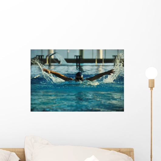 swimmer Wall Mural