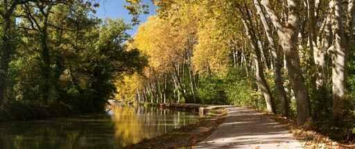 Panorama Canal Du Midi Wall Decal