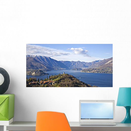 Panoramic Lake Como Wall Mural