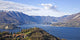 Panoramic Lake Como Wall Mural