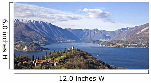 Panoramic Lake Como Wall Mural