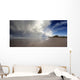 Clouds Reflected In The Shallow Water On A Beach Wall Mural