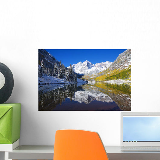 USA, Colorado, Early Snow Wall Mural