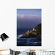 Heceta Head Lighthouse Overlooking Ocean And Waves Wall Mural