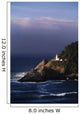 Heceta Head Lighthouse Overlooking Ocean And Waves Wall Mural