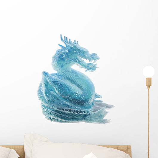 Golden Dragon Wall Decal