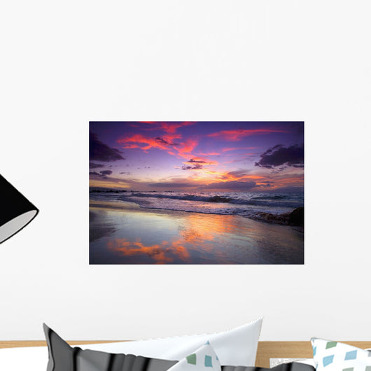 USA, Hawaii Islands, Maui, Mokapu Beach Wall Mural