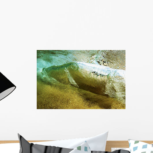 Hawaii, Oahu, Underwater View Of Wave Wall Mural